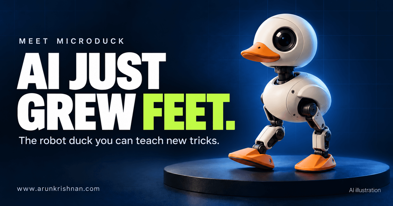 AI Robot Duck Learns New Tricks